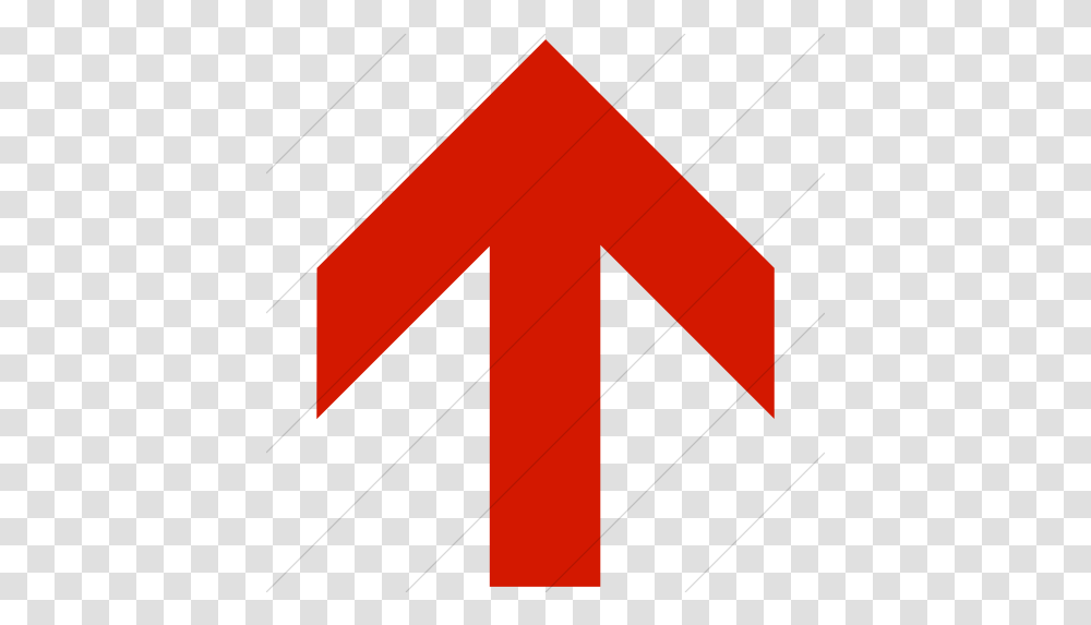 Iconsetc Simple Red Aiga Up Arrow Icon Vertical, Text, Number, Symbol, Alphabet Transparent Png