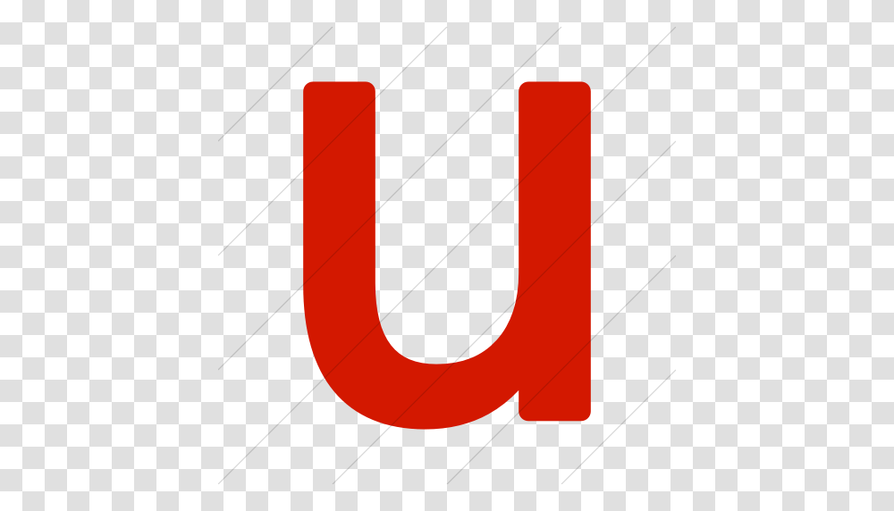 Iconsetc Simple Red Alphanumerics Lowercase Letter U Icon, Alphabet, Word Transparent Png