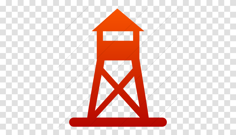 Iconsetc Simple Red Gradient Ocha Humanitarians Physical Observation Tower, Fence, Barricade, Chair, Furniture Transparent Png