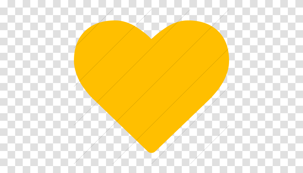Iconsetc Simple Yellow Bootstrap Font Yellow Heart Symbol, Tennis Ball, Sport, Sports, Label Transparent Png