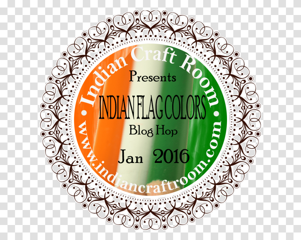 Icr Indian Flag Colors Twist Blog Hop Jan Circle, Label, Sticker, Logo Transparent Png