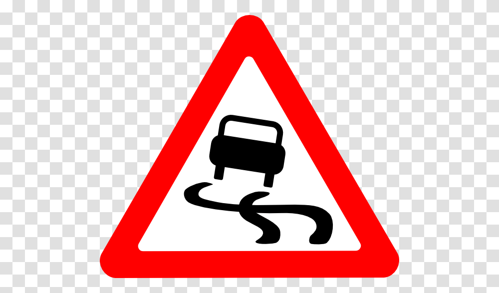 Icyroad Road Signs Slippery Road, Stopsign, Triangle Transparent Png