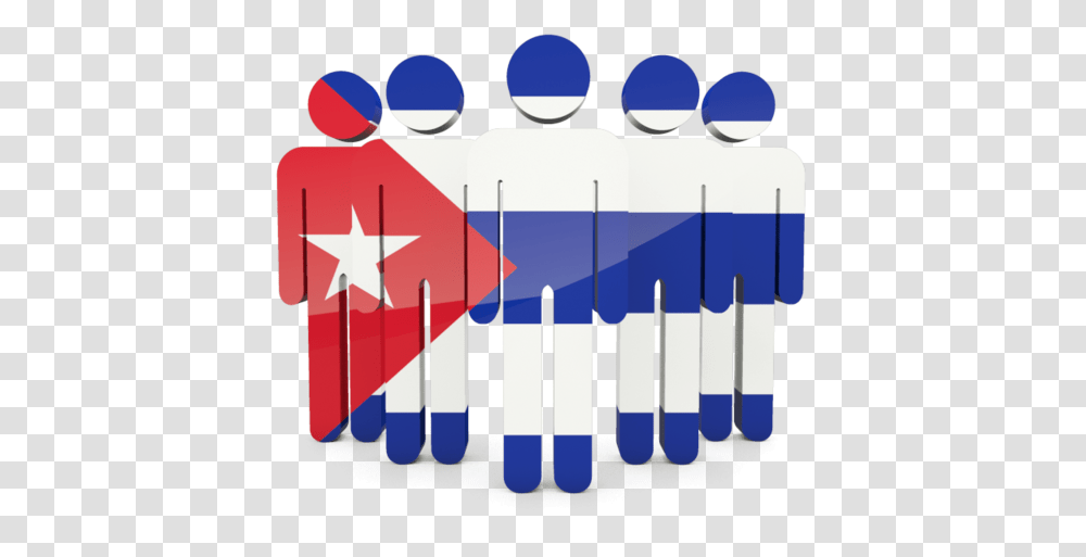 Id 1643284965 Cuba V76 Images Puerto Rico Flag With People, Text, Symbol, Number, Housing Transparent Png