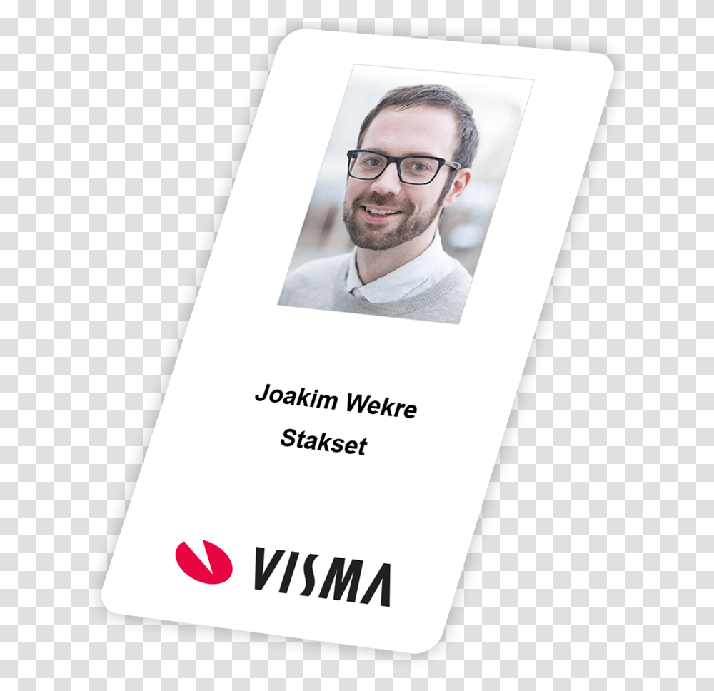 Id Card, Person, Glasses, Face Transparent Png