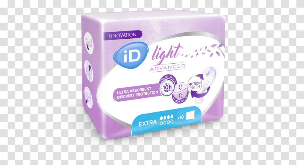 Id Light Extra 500ml Pk10 Sanitary Napkin, Soap, Text, Electronics Transparent Png
