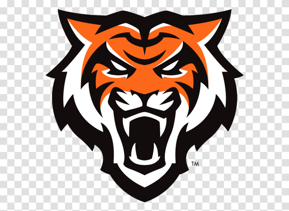 Idaho State Bengals Logo Black And White Logos, Stencil, Symbol, Label, Text Transparent Png