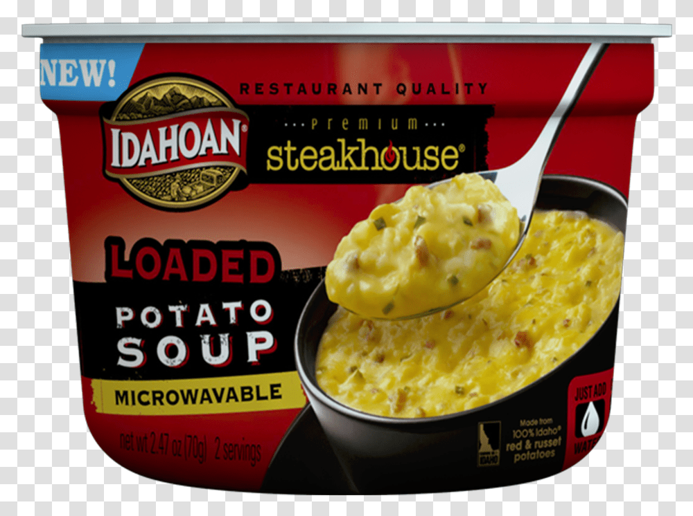 Idahoan Potato Soup Cup Download Idaho Potato Soup Bowl, Food, Dip Transparent Png