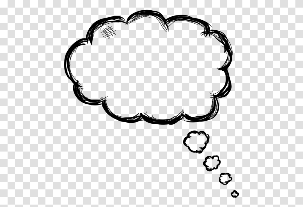 Idea Bubble Clipart Thought Bubble Outline, Gray, World Of Warcraft Transparent Png