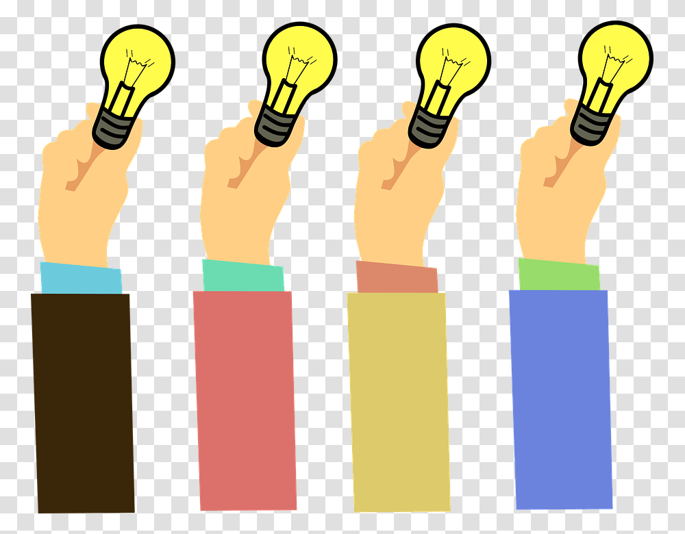 Idea Concept Bulb Light Wisdom Hand Clever Konsep, Lightbulb, Lighting Transparent Png