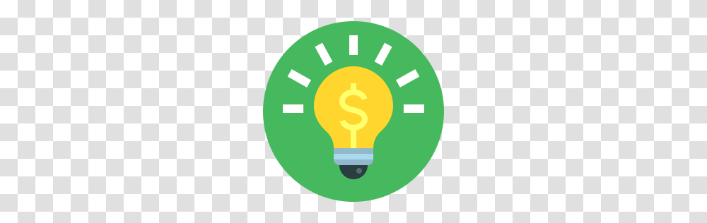 Idea Icon Flat, Light, Lightbulb, Green, Lighting Transparent Png