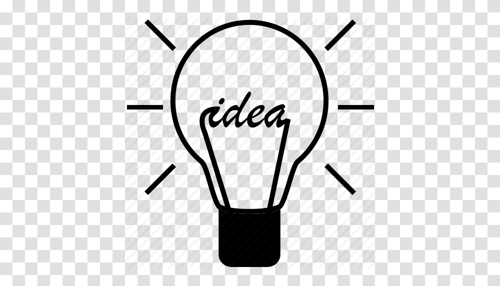 Idea Icon, Light, Lightbulb Transparent Png