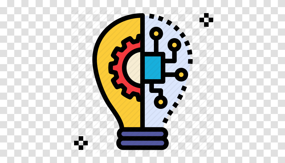 Idea Innovation Process Science Technology Icon, Light, Vehicle, Transportation, Hot Air Balloon Transparent Png