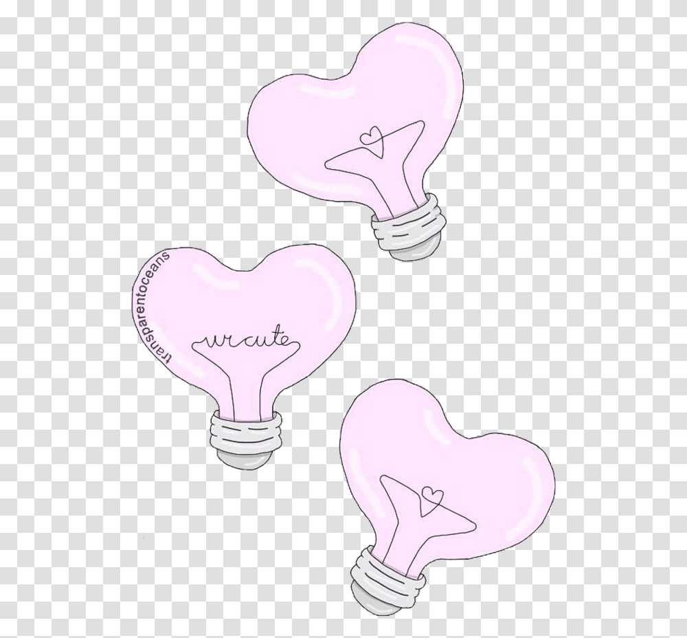 Idea Overlay Heart Hearts Pink Tumblr Freetoedit Heart, Light, Lightbulb, Hammer Transparent Png
