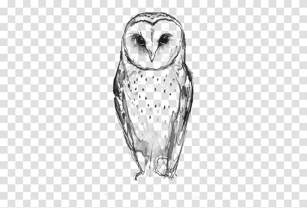 Idea Owl Drawing Tattoo Barn Download Free Image Clipart Snow Owl Tattoo Design, Jar, Pottery, Vase, Urn Transparent Png