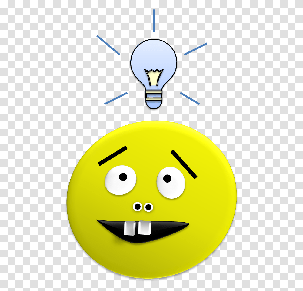 Idea Smiley, Light, Lightbulb Transparent Png