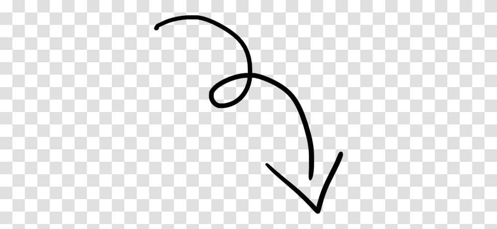 Ideal Arrow On Background Arrow Spiral Down, Gray, World Of Warcraft Transparent Png