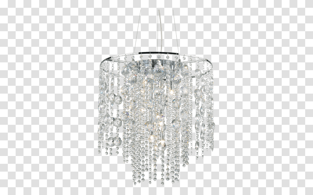 Ideal Lux Evasione, Chandelier, Lamp, Crystal, Ceiling Light Transparent Png
