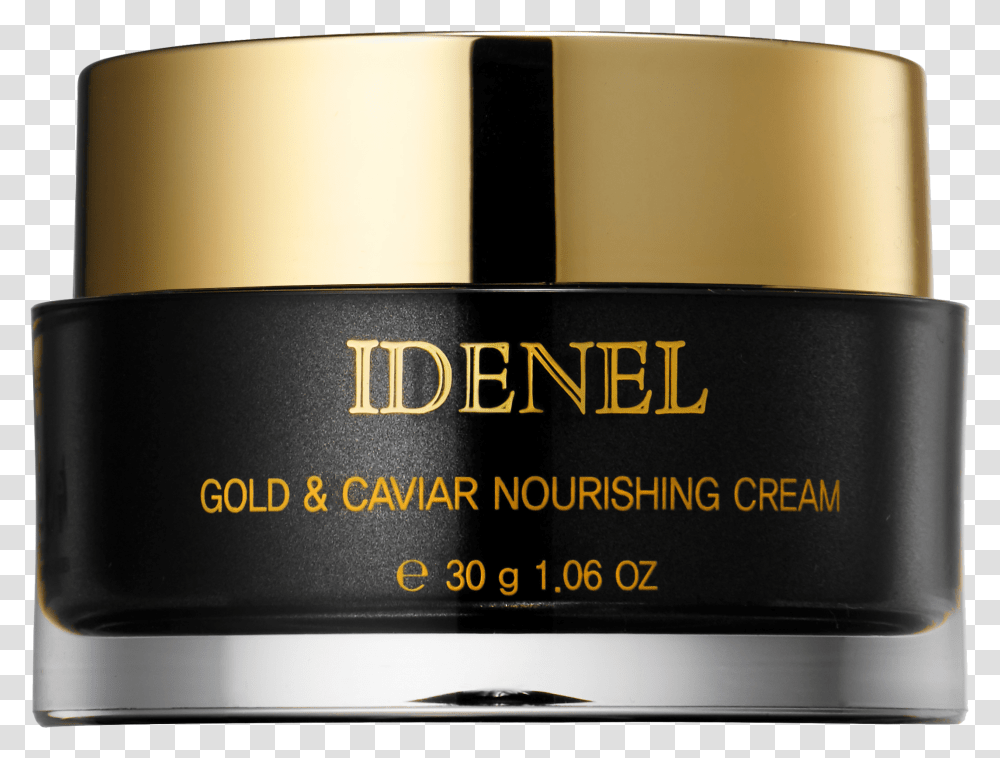 Idenel Gold Amp Caviar Nourishing Cream, Bottle, Alcohol, Beverage, Drink Transparent Png