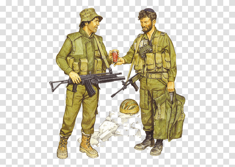 Idf 1990s, Person, Hat, Military Transparent Png