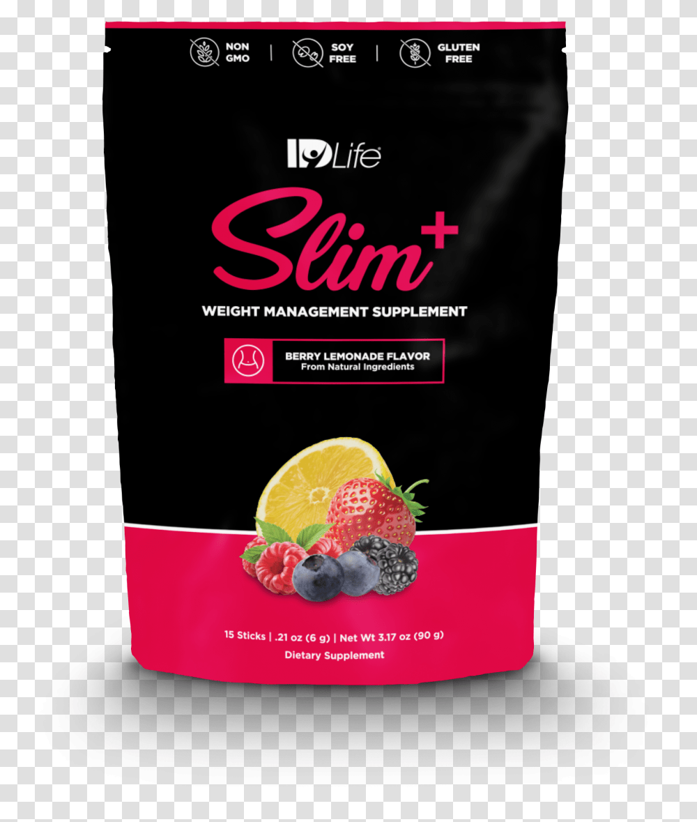 Idl 2018 Slim Sticksbag Mockup Berrylemonade Idlife, Plant, Food, Raspberry Transparent Png