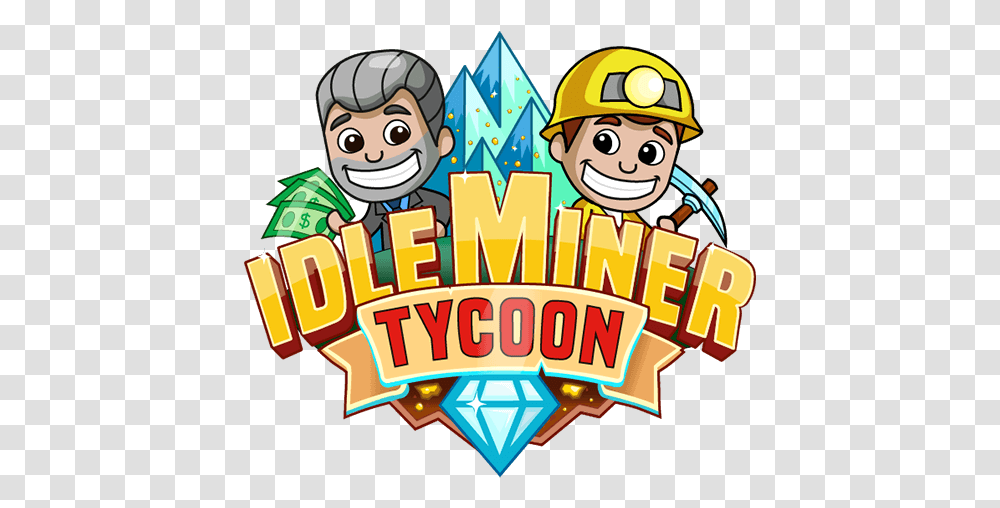 Idle Miner Tycoon Idle Miner Tycoon Logo, Helmet, Fireman, Crowd, Leisure Activities Transparent Png