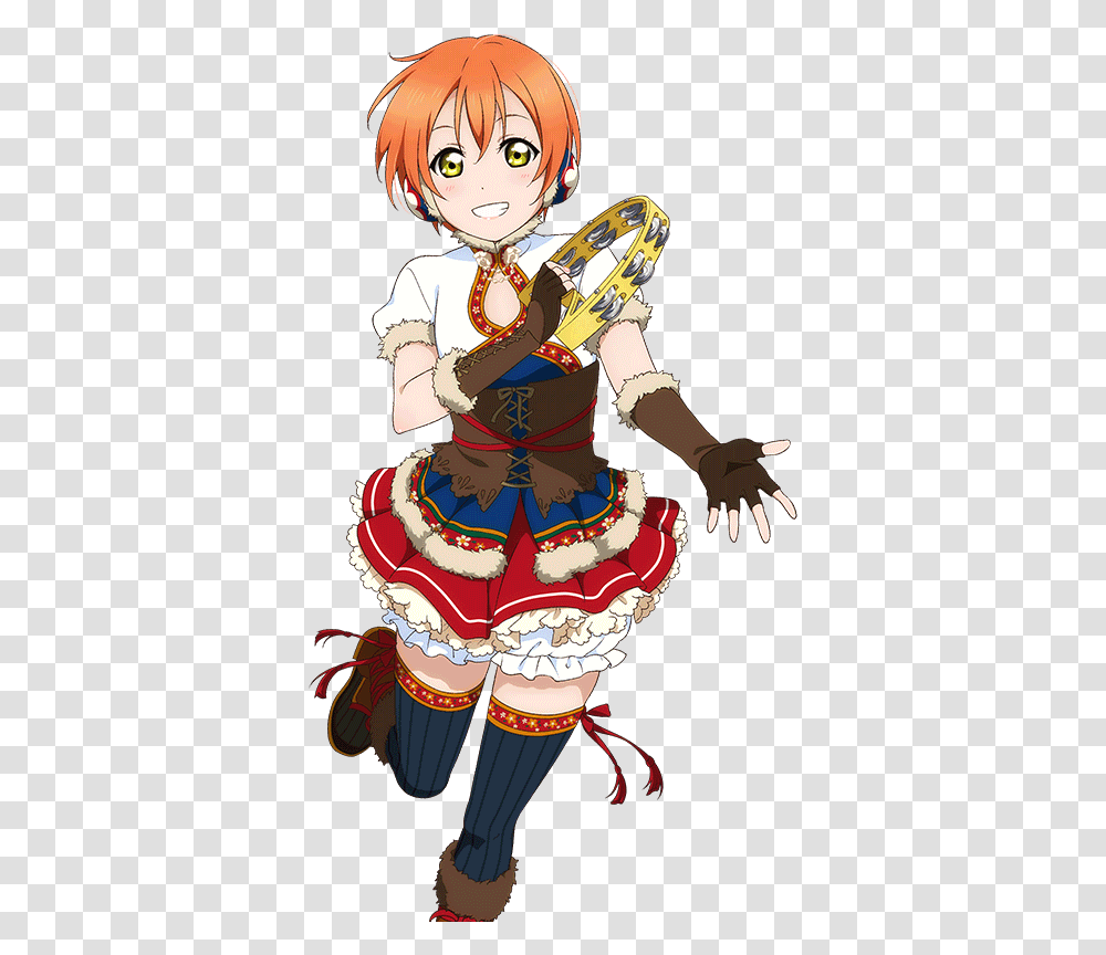 Idolized Love Live Rin Candy Clipart Full Love Live Snowy Mountain, Costume, Person, Clothing, Book Transparent Png
