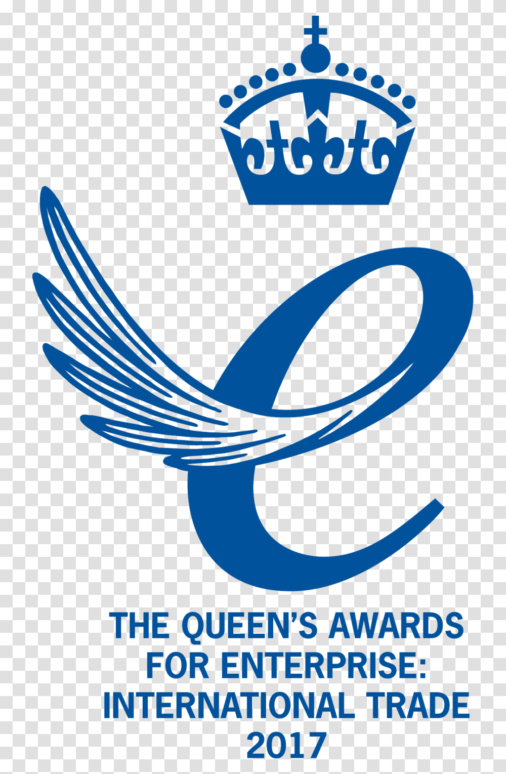 Idt Systems Wins Queens Award For Award For Enterprise International Trade Logo, Text, Symbol, Bird, Animal Transparent Png