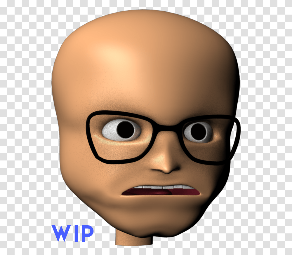 Idubbbz 3d, Head, Person, Human, Alien Transparent Png