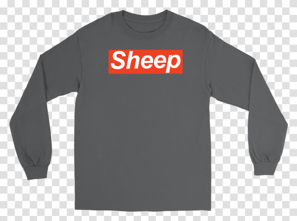 Idubbbz Sheep Box Logo Long Sleeve Shirt Long Sleeved T Shirt, Apparel, T-Shirt Transparent Png