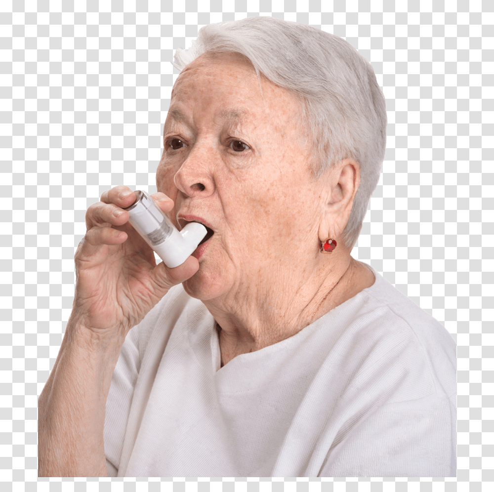 Idubbz Grandma Inhaler, Person, Human, Face, Finger Transparent Png
