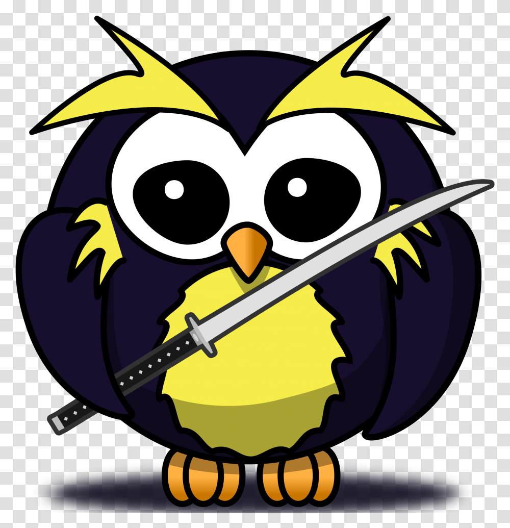 Ie Ninja Clipart Brown Cartoon Owl, Angry Birds, Animal, Penguin Transparent Png