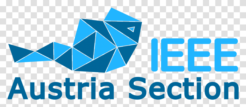Ieee Austria Section Austria Section Logos Vertical, Text, Symbol, Triangle, Art Transparent Png