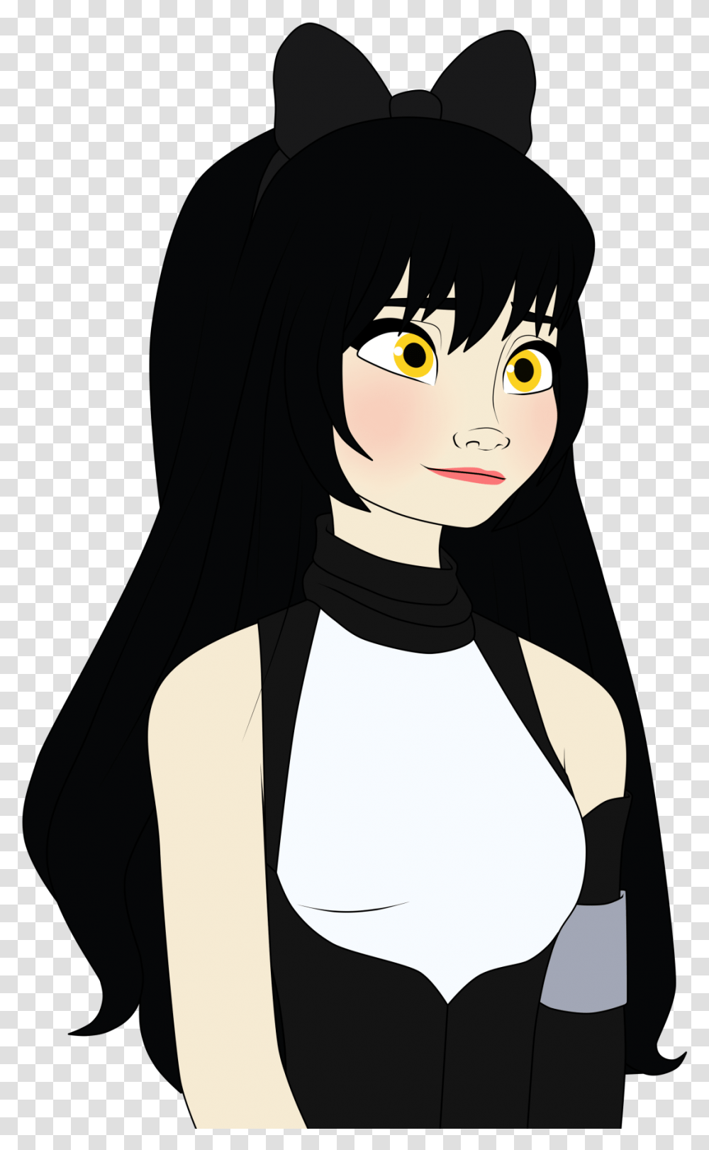 If Rwby Was Disney Style Cartoon, Manga, Comics, Book, Black Hair Transparent Png