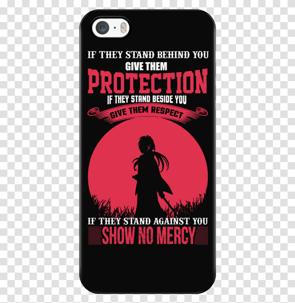 If They Stand Against You Show No Mercy Rurouni Kenshin Iphone Case, Poster, Advertisement, Flyer, Paper Transparent Png