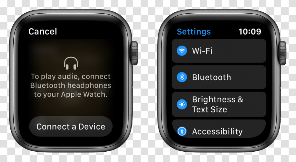 If You Switch The Audio Source To Your Apple Watch Golf App For Apple Watch, Mobile Phone, Electronics, Cell Phone, Stereo Transparent Png