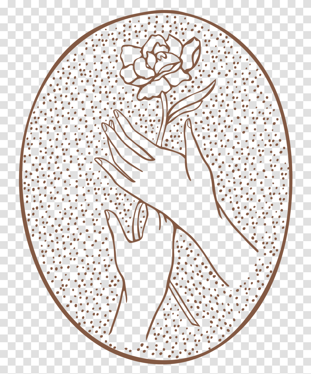 Ifc Illustration Rust Copy Circle, Hand, Rug Transparent Png