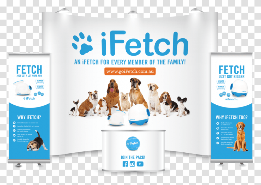 Ifetch Tradeshow Banner, Word, Advertisement, Vacation, Dog Transparent Png