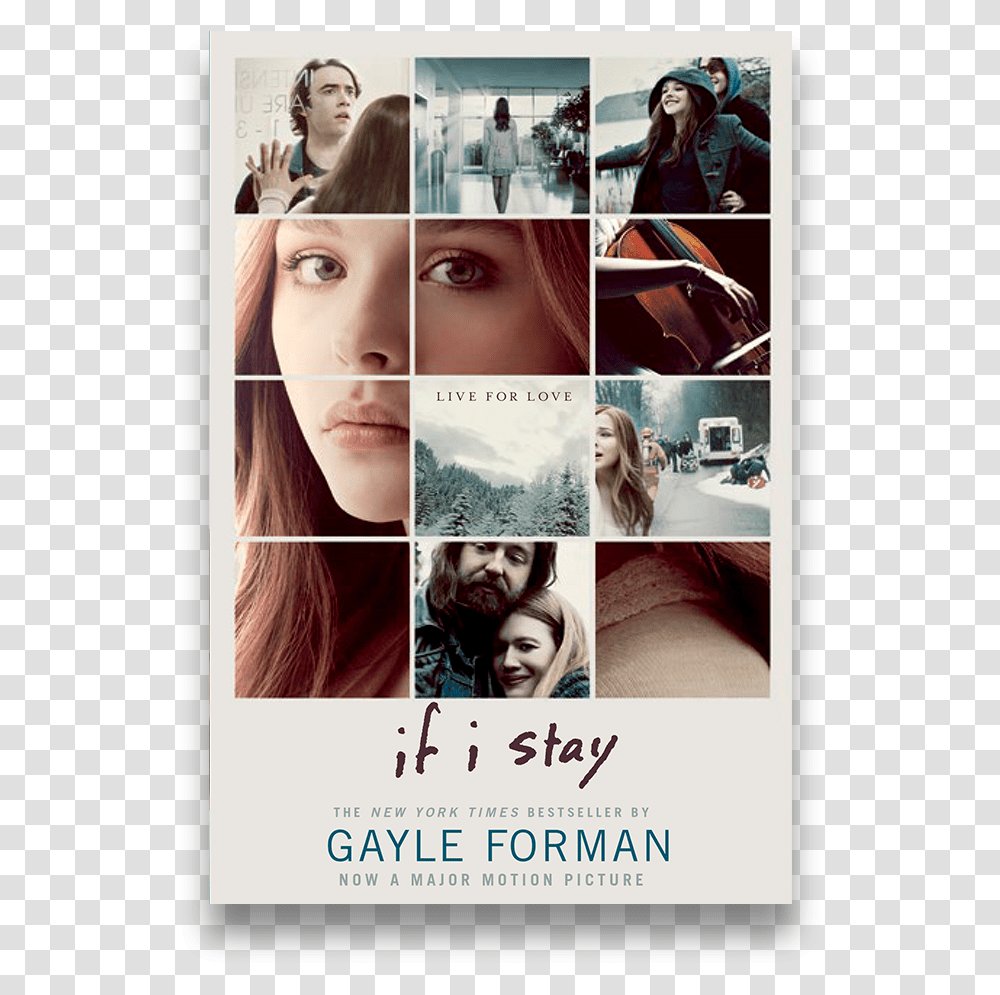Ifistay Movie If I Stay, Face, Person, Collage, Poster Transparent Png