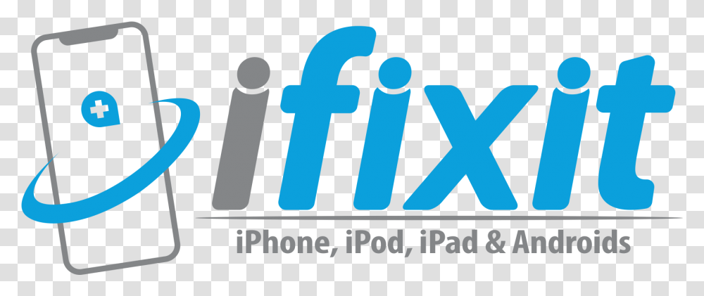 Ifixit Iphone Ipod Ipad & Androids Graphic Design, Word, Text, Alphabet, Logo Transparent Png