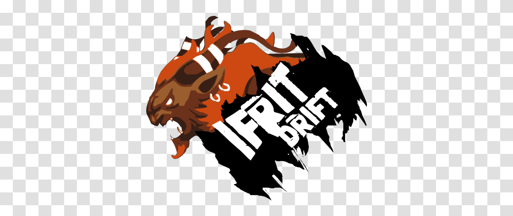 Ifrit Drift Logo Fire Decals By Rabeeeto Community Illustration, Flame, Text, Poster, Advertisement Transparent Png