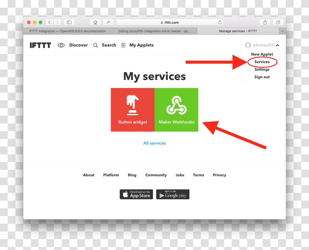 Ifttt Services Account Ifttt Schedules, File, Webpage Transparent Png