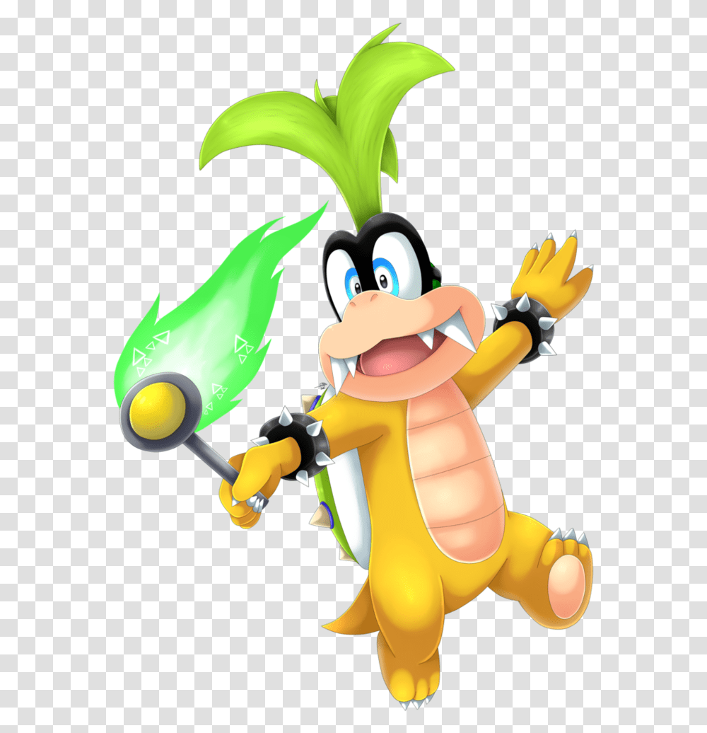 Iggy Koopa By Shinyhunterf Image Koopalings Bowser Junior, Toy, Plant, Hand, Graphics Transparent Png