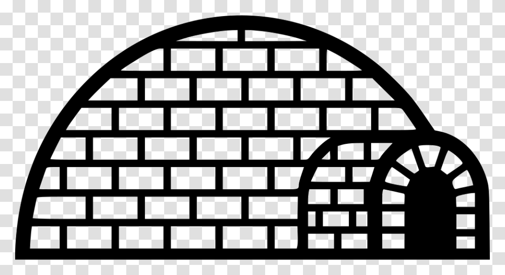 Igloo Igloo In Sketch, Rug, Stencil, Wall, Grille Transparent Png