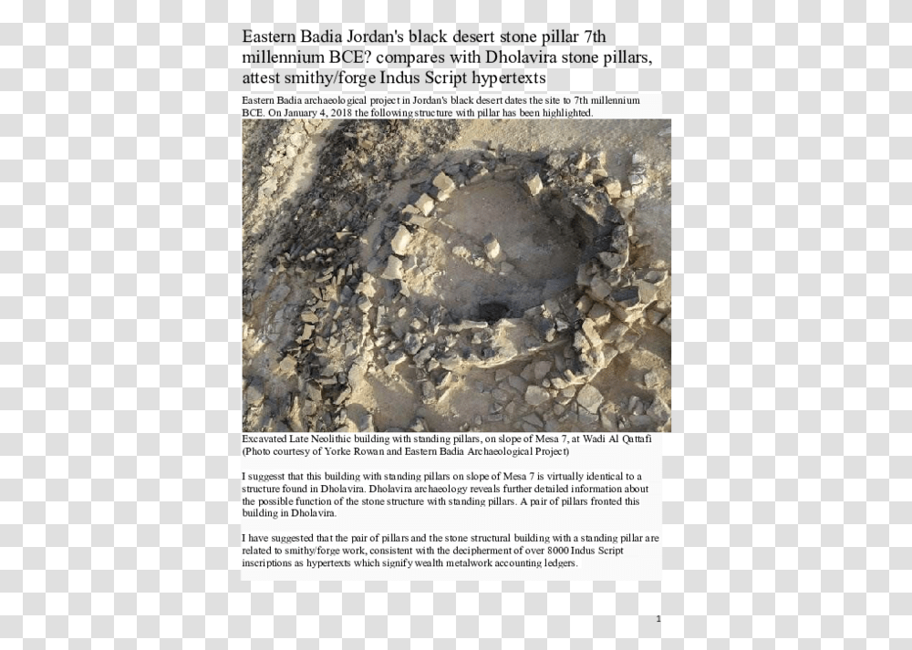 Igneous Rock, Soil, Archaeology, Hole, Mud Transparent Png