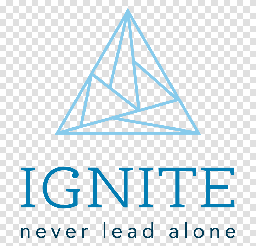Ignite Logo Square Tagline Triangle Transparent Png