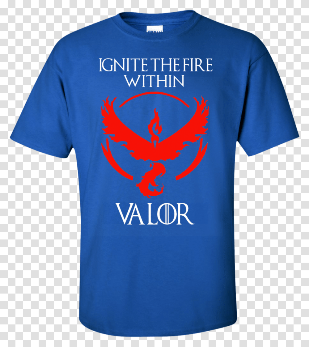 Ignite The Fire Within Valor Pokemon Go Active Shirt, Apparel, T-Shirt, Sleeve Transparent Png