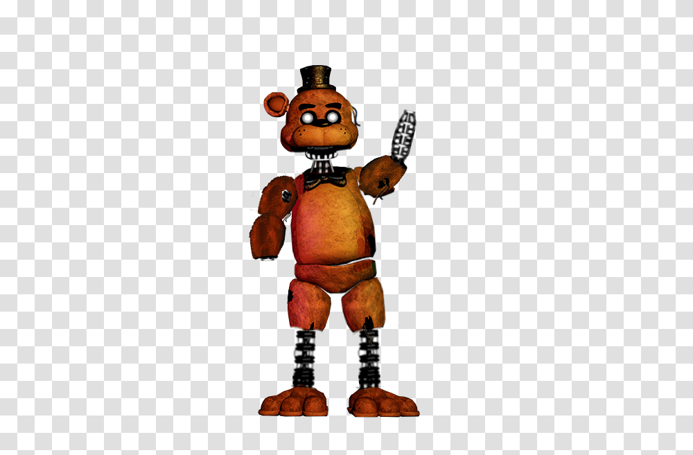Ignited Freddy, Toy, Robot, Figurine Transparent Png