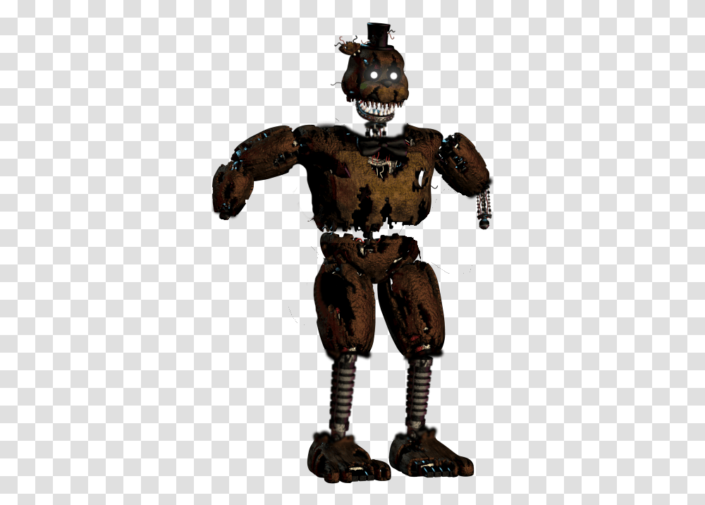 Ignited Nightmare Freddy Nightmare Ignited Freddy, Robot, Person, Human Transparent Png