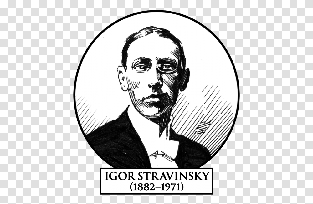 Igor Stravinsky Cartoon Cartoon, Poster, Advertisement, Face, Person Transparent Png