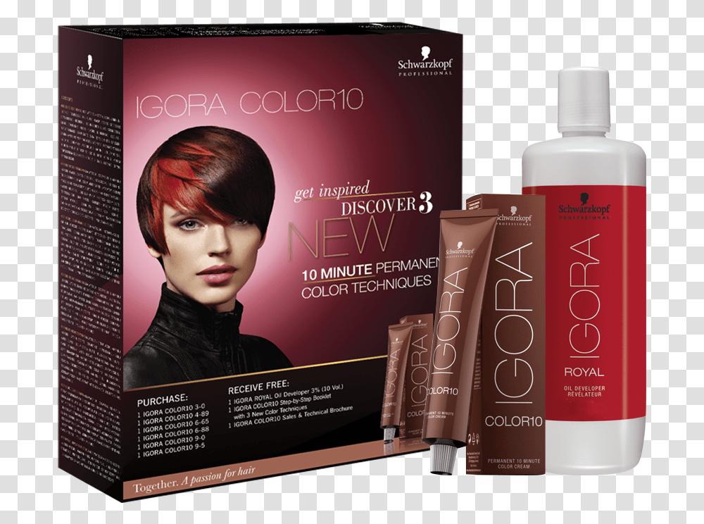 Igora Color 10 Time Is Money Kit Cosmetics, Person, Human, Advertisement, Poster Transparent Png